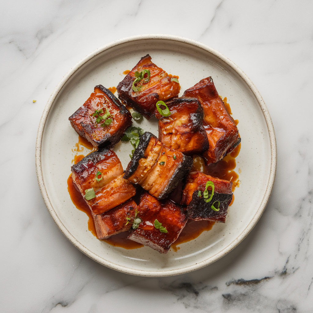 Air-Fried Korean BBQ Pork Belly Bites