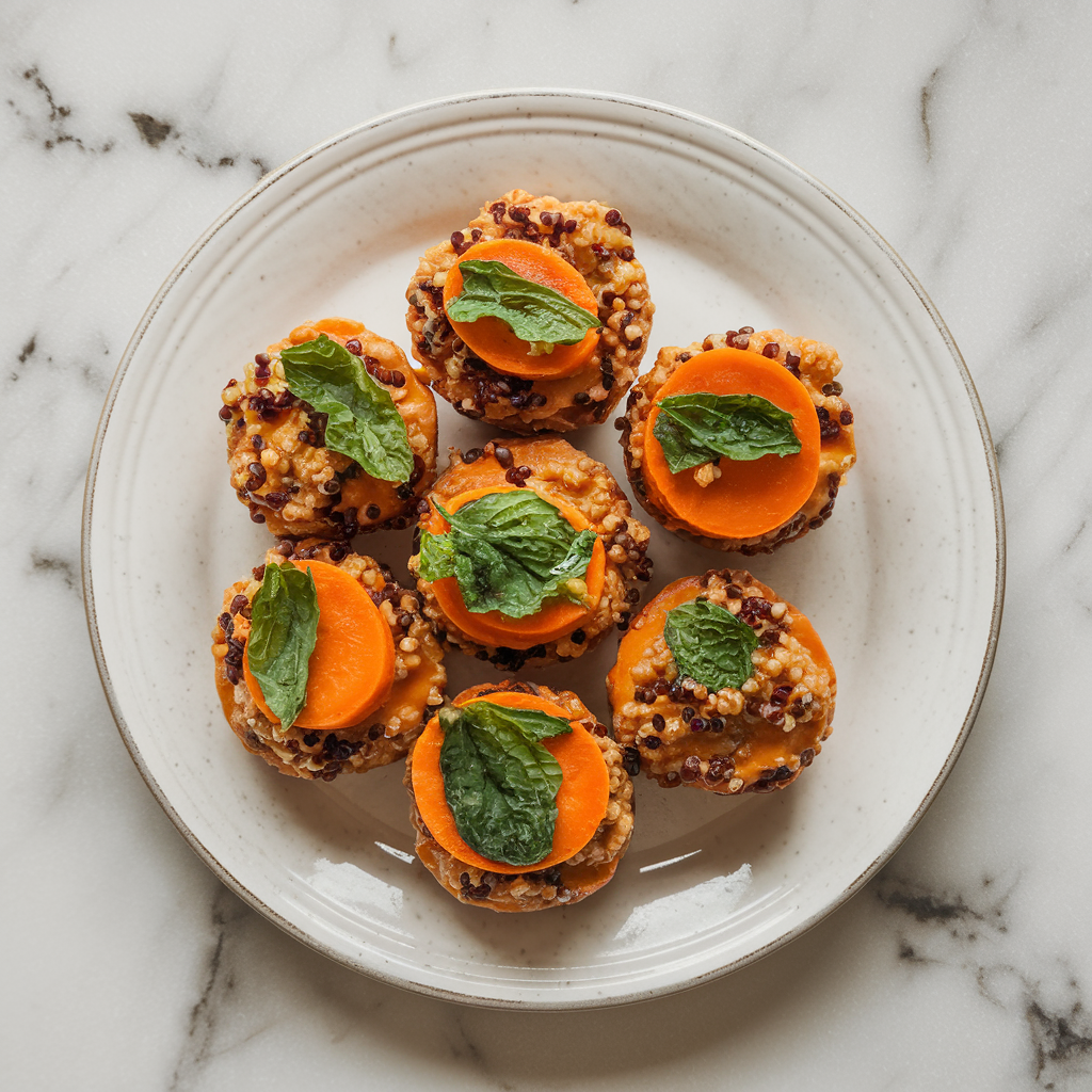 Air-Fried Spiced Sweet Potato and Quinoa Dessert Bites