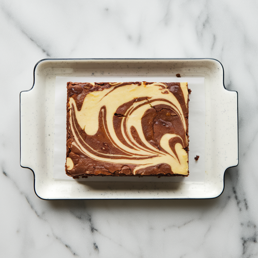 Air Fryer Black Bean & Avocado Brownies with Date Caramel Swirl