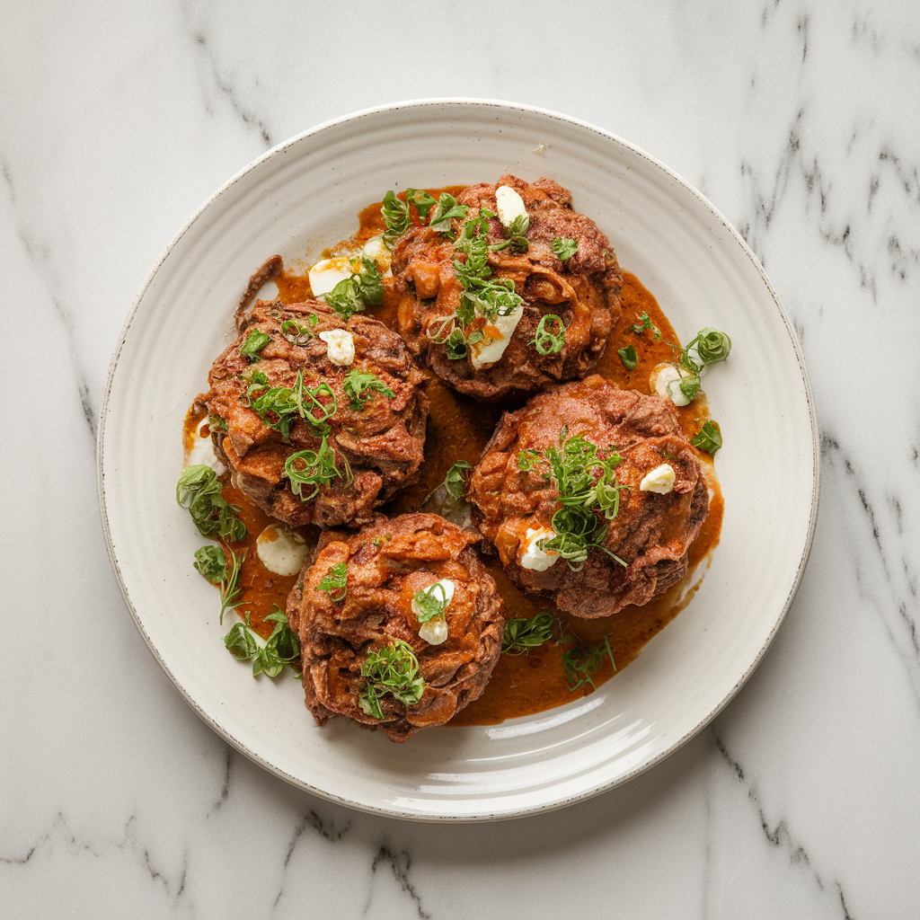 Air Fryer Cajun-Spiced Beef & Brie Bombs