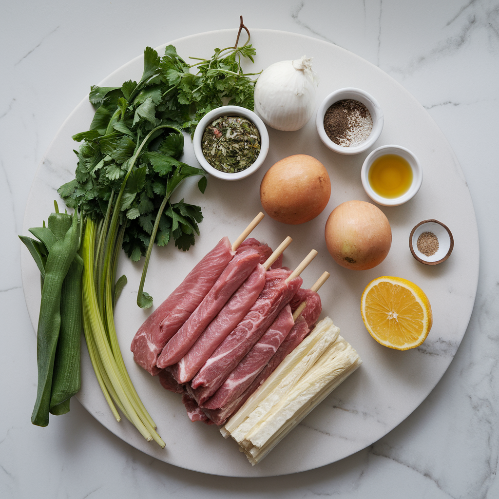 Ingredients for Air Fryer Chimichurri Lamb Lollipops: A Flavorful Indulgence