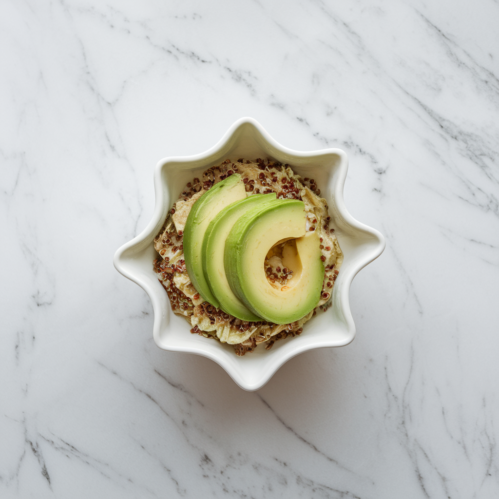 Chilled Cardamom-Spiced Quinoa and Avocado Parfait