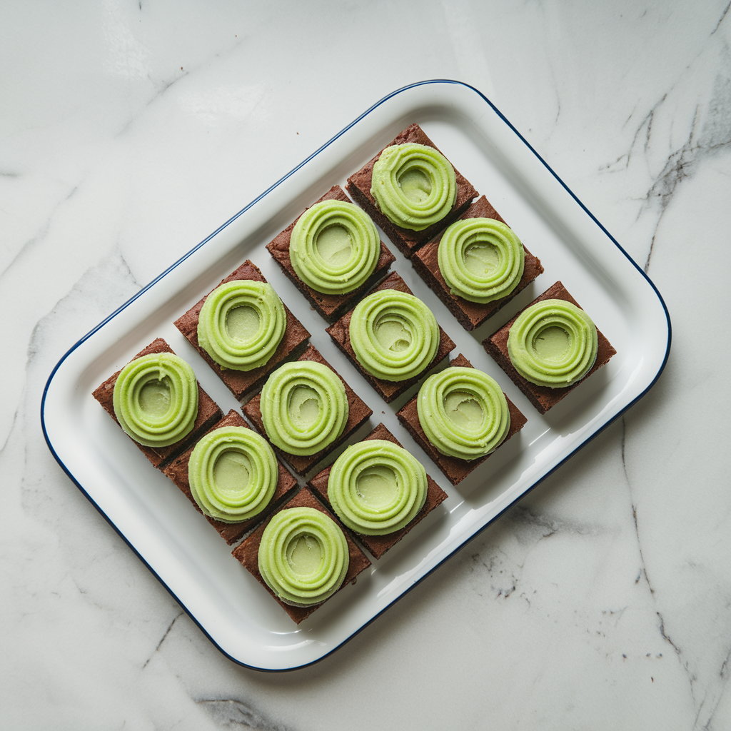 Coconut Black Bean Brownie Bites with Avocado Frosting