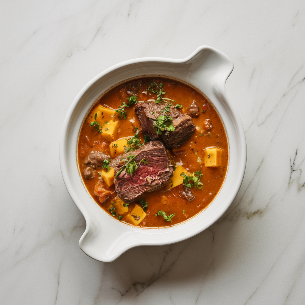 Decadent Beef Short Rib and Cheddar Ale Stew