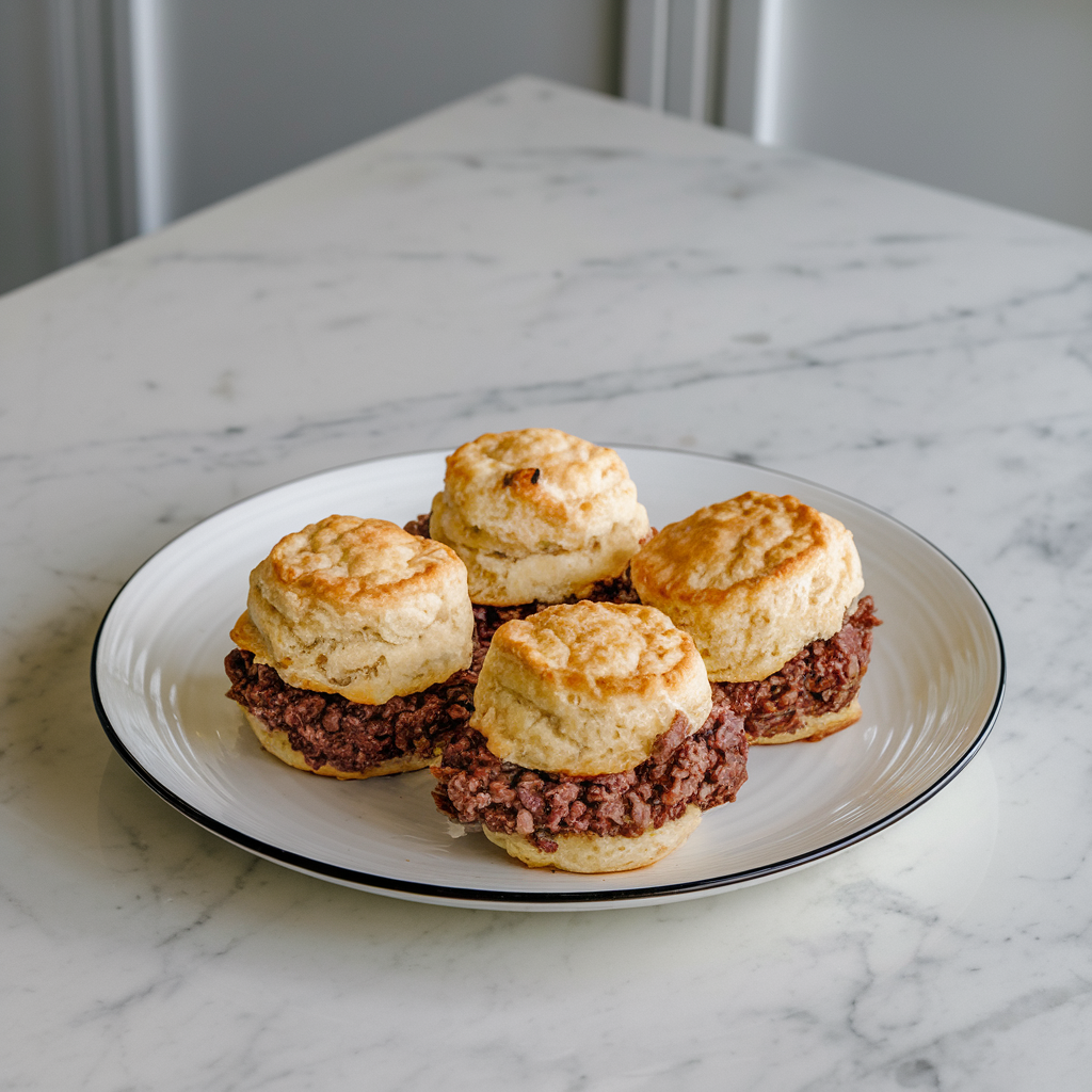 Decadent Breakfast Beefy Biscuit Bombs