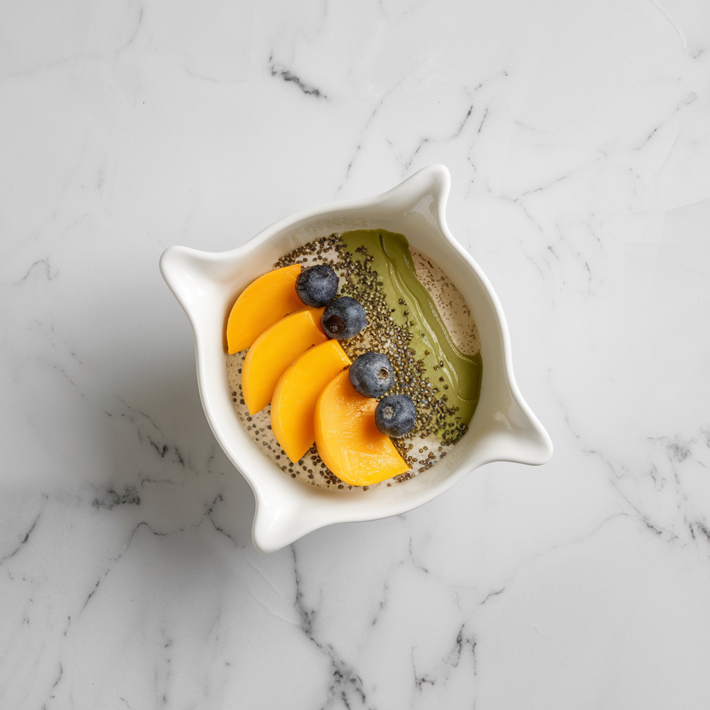 Exotic Mango & Matcha Chia Parfait
