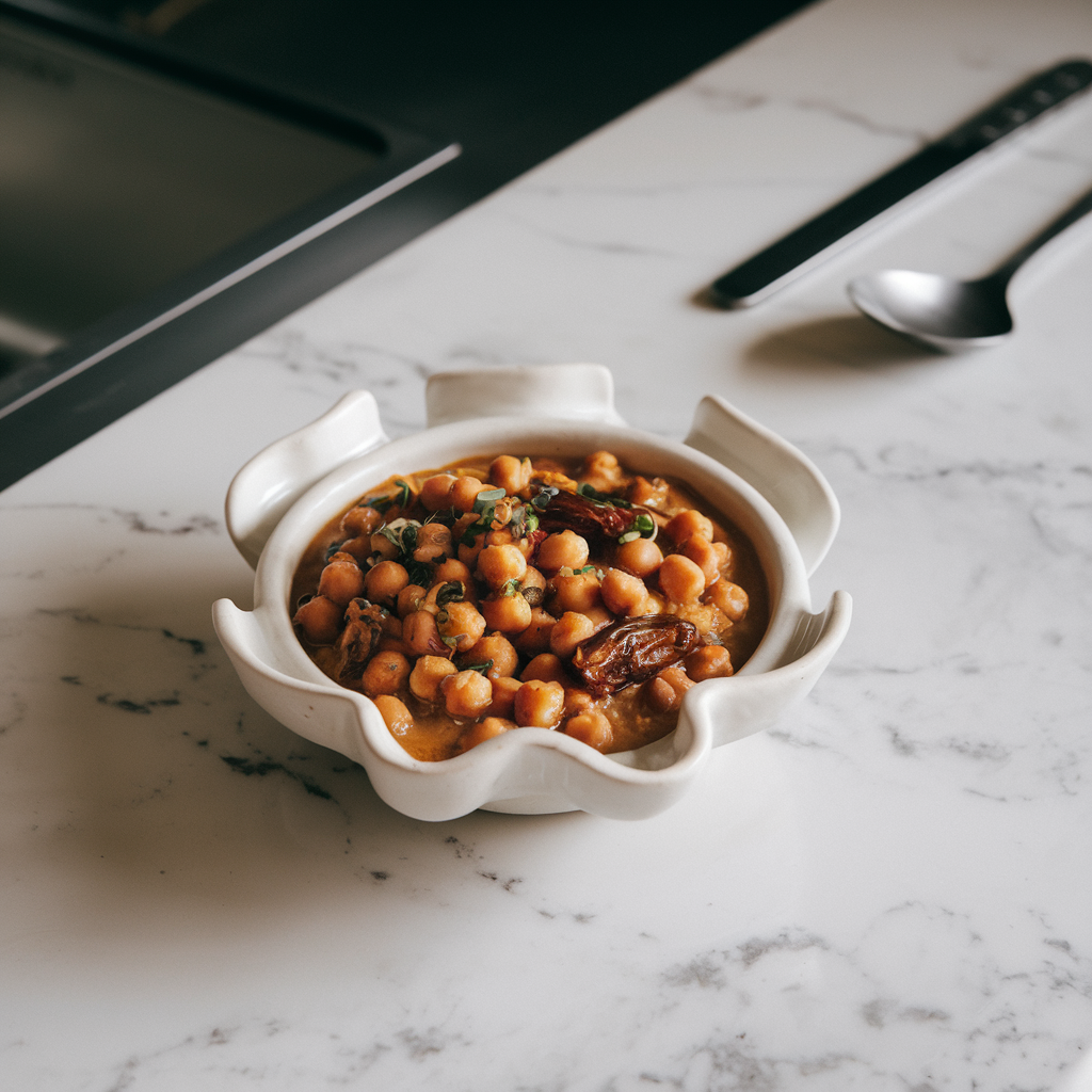 Exotic Moroccan-Inspired Chickpea & Date Stew