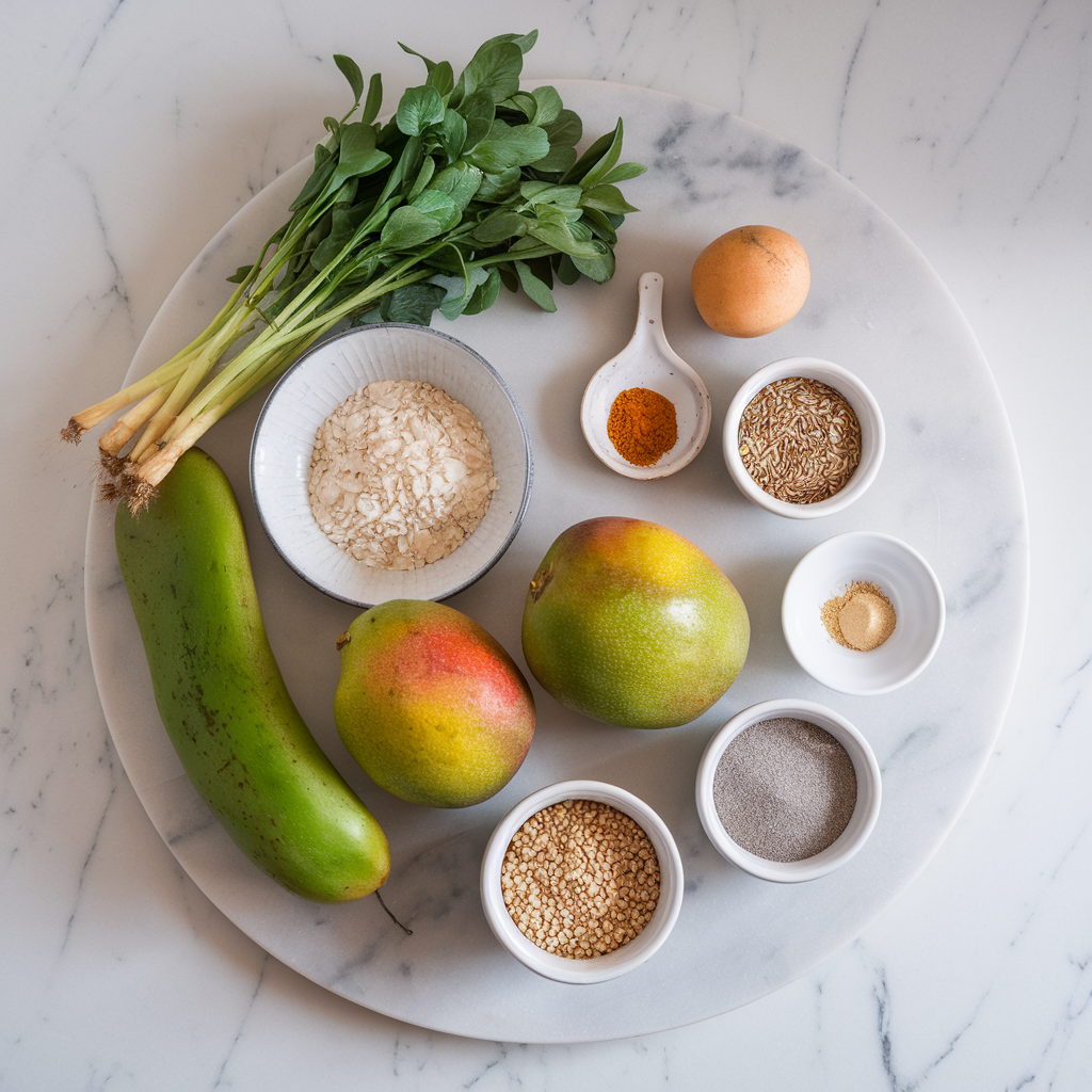 Ingredients for Exotic Quinoa & Mango Bliss Balls – A Guilt-Free Dessert Delight