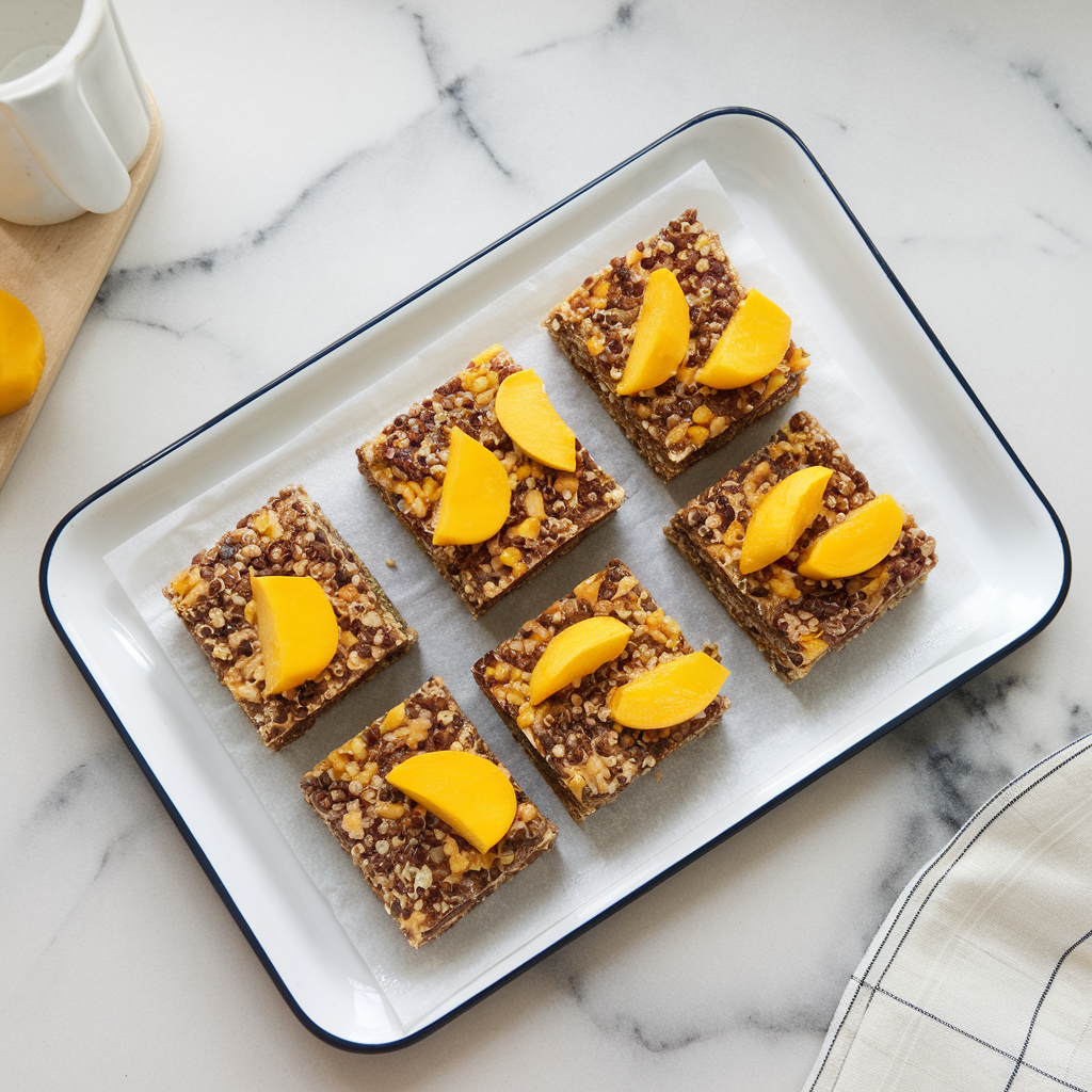 Exotic Quinoa & Mango Nutty Delight Bars