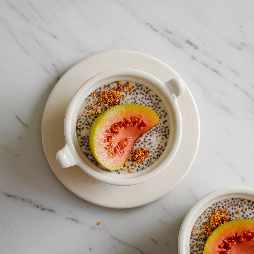 Exotic Spiced Guava and Chia Parfait