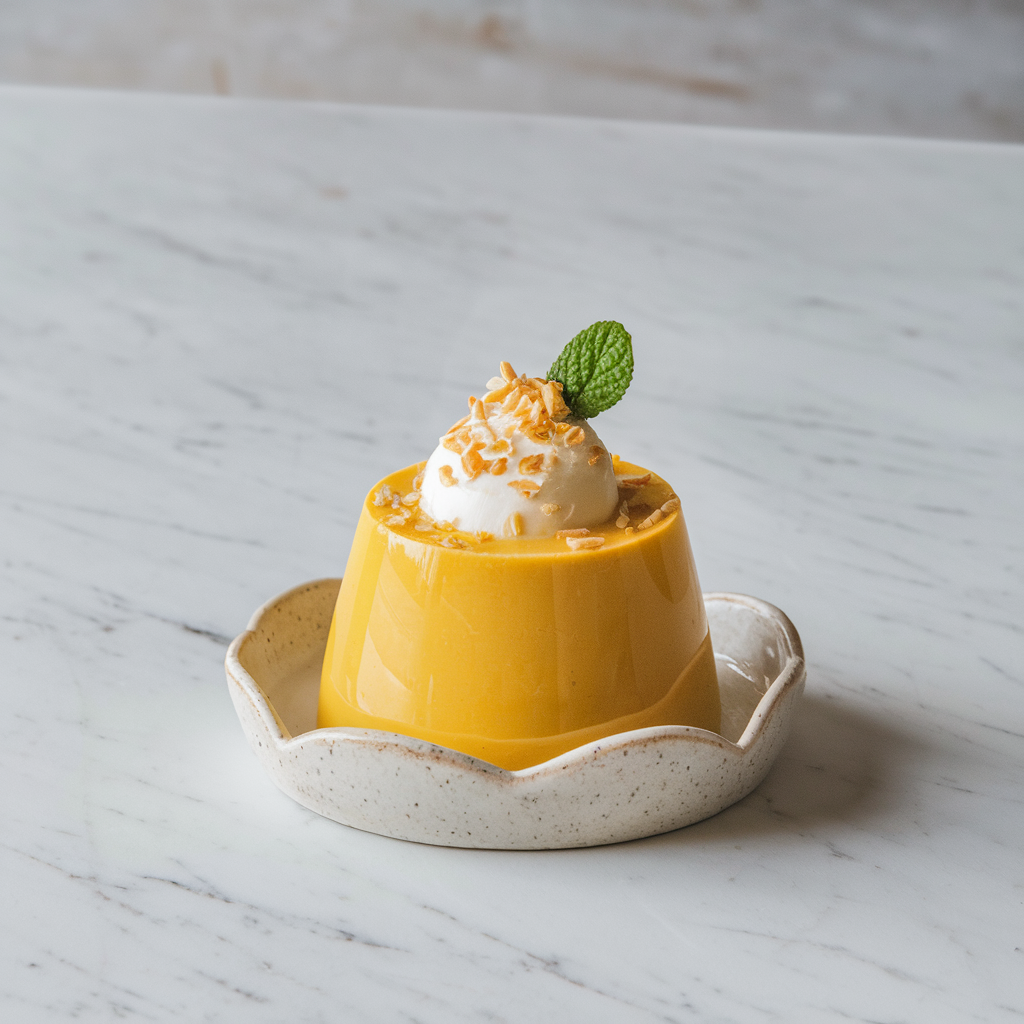 Exotic Golden Turmeric Mango Coconut Parfaits
