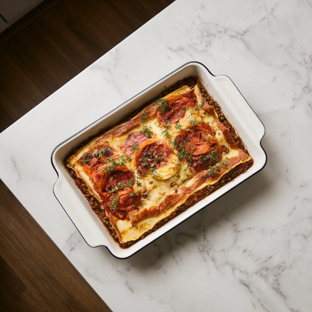 Hearty Eggplant and Lentil Crustless Lasagna: A Nutrient-Packed Healthy Makeover