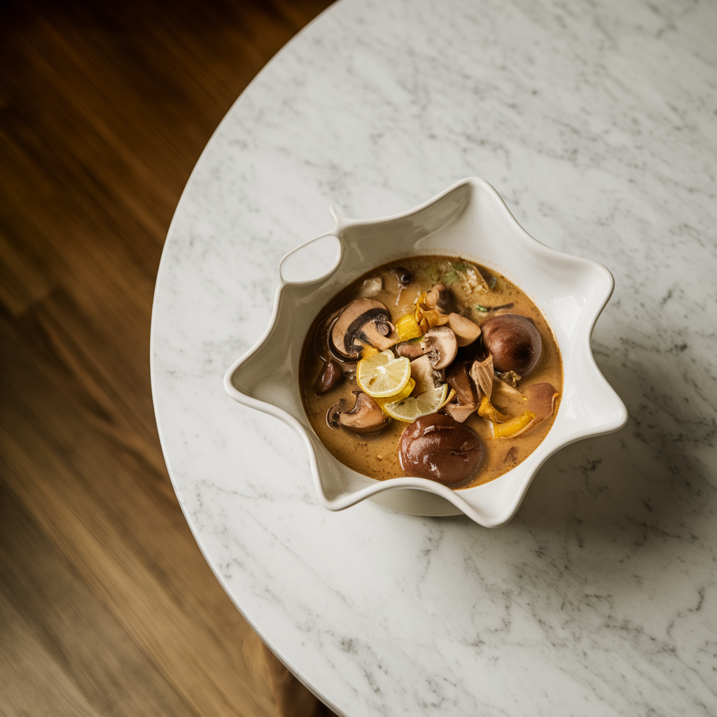 Hearty Mushroom & Lemongrass Miso Stew