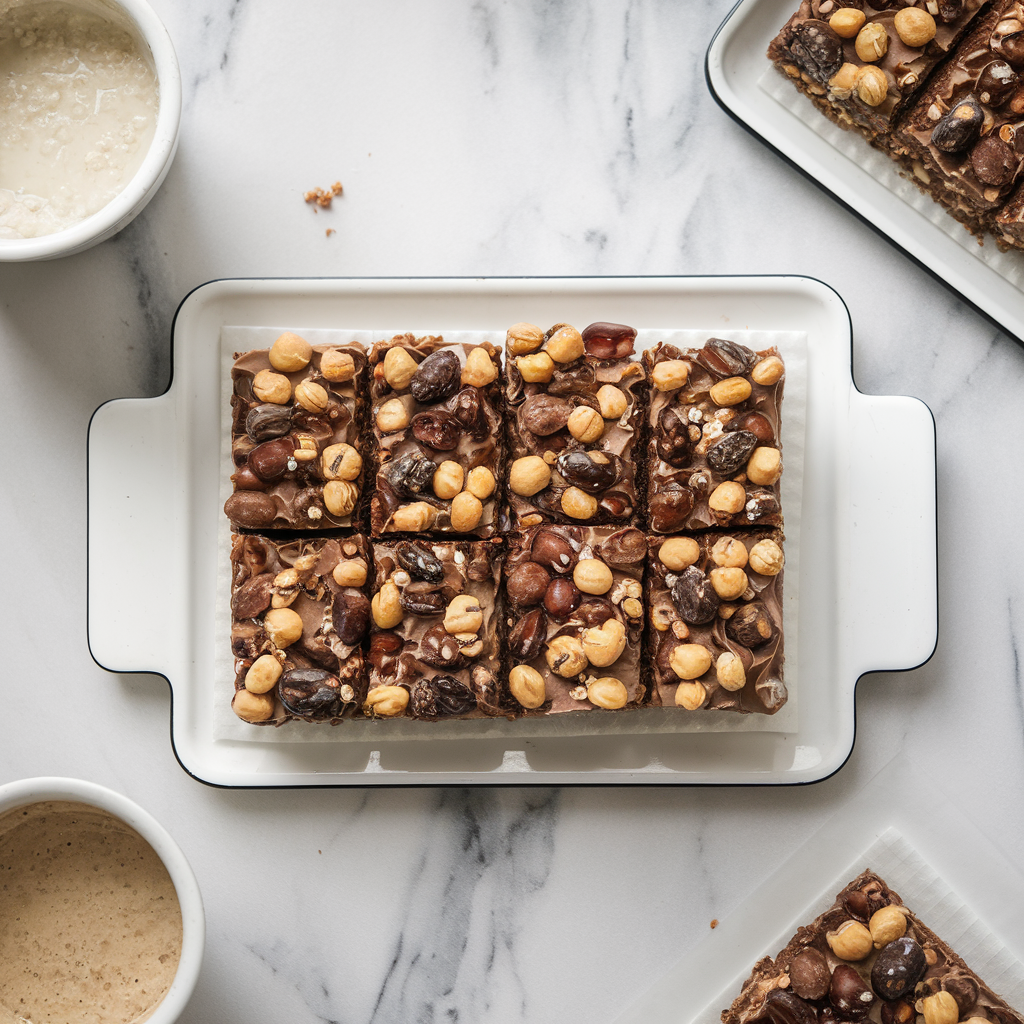 Mocha Date & Quinoa Bliss Bars: Energizing Healthy Dessert