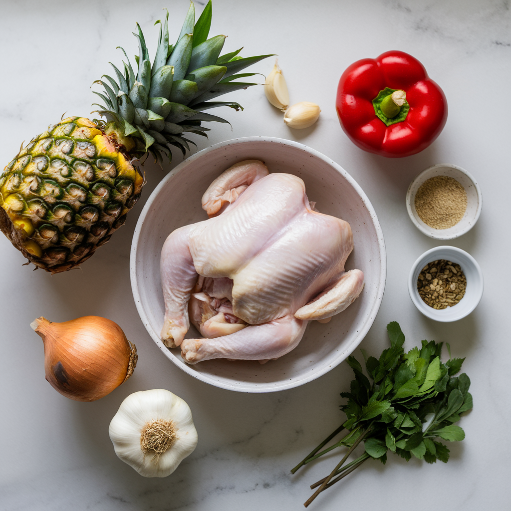 Ingredients for Protein-Packed Healthy Dinner Recipes Chicken Lovers Need - Crock-Pot Pineapple Chicken