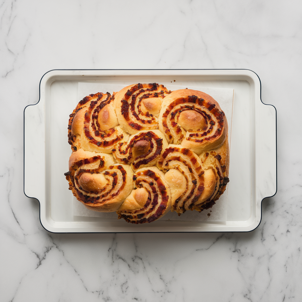 Savory Bacon-Cheddar Swirl Bread: A Meaty Twist on Artisan Loaves