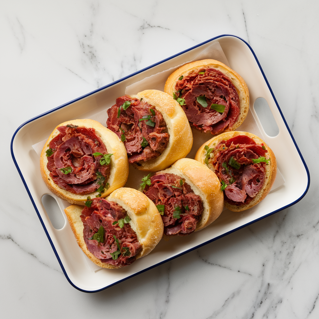 Savory Meat-Lover's Stuffed Bread Rings