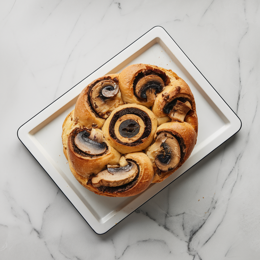Savory Mushroom & Black Garlic Swirl Bread