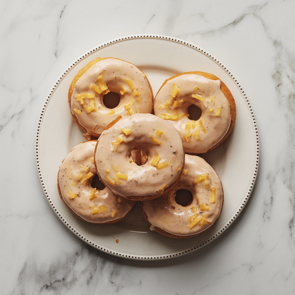 Savory Pork & Cheddar Breakfast Donuts