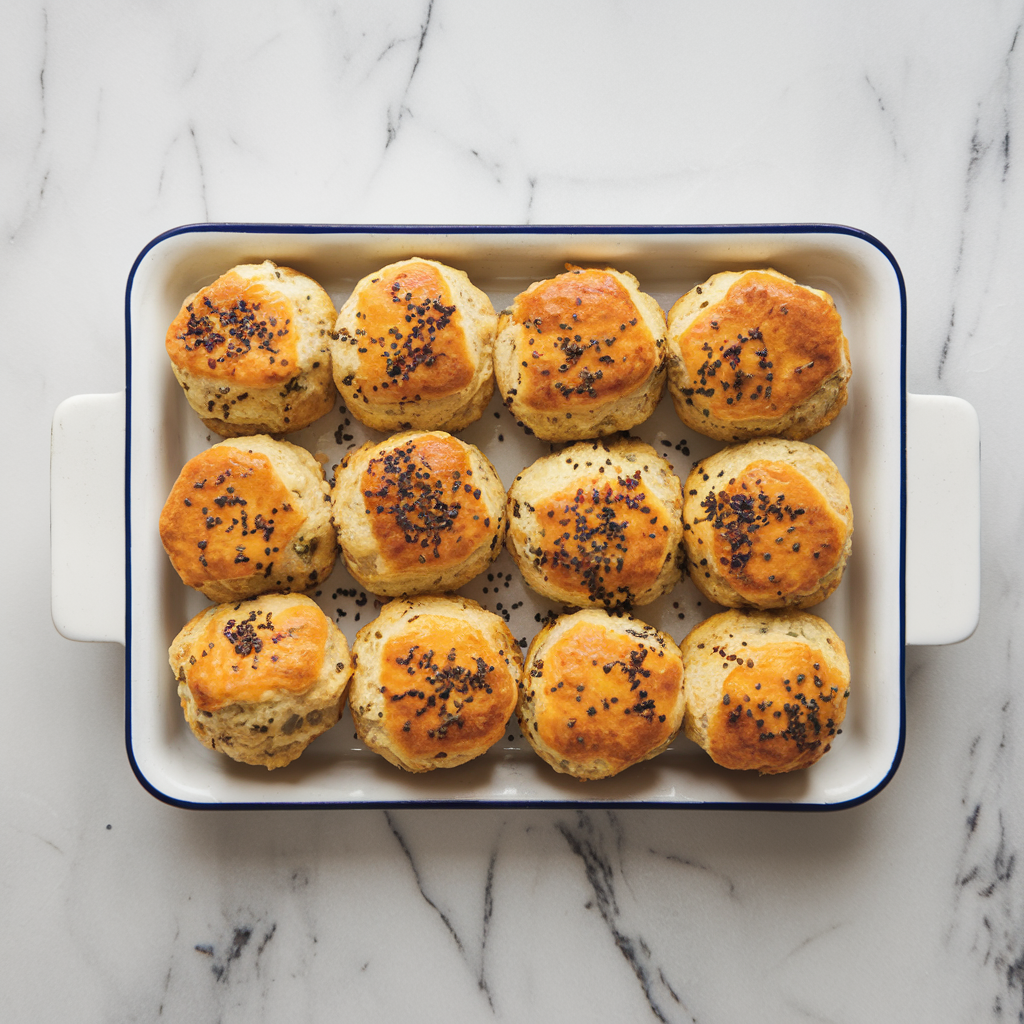Savory Sausage & Cheesy Biscuit Bombs