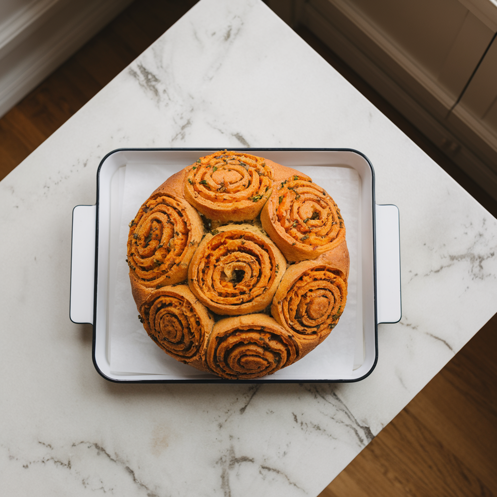 Savory Sweet Potato & Herb Swirl Bread - A Nutrient-Packed Delight