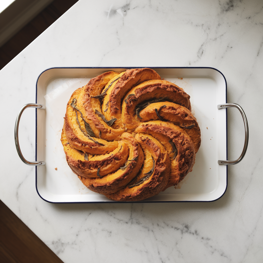 Savory Sweet Potato & Sage Swirl Bread – Homemade Hearty Delight