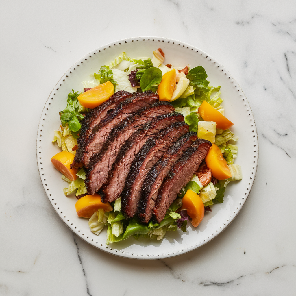 Smoky Barbecue Brisket and Cheddar Salad Extravaganza