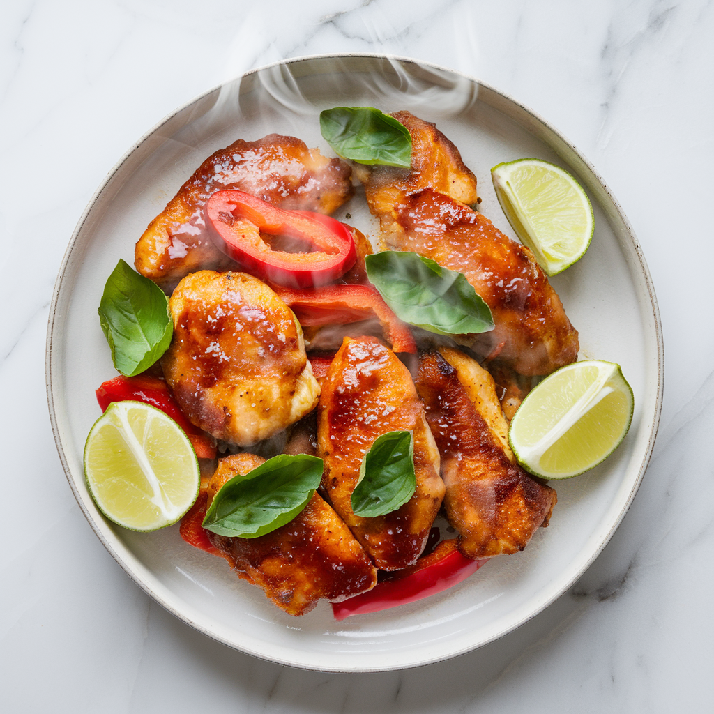 Spicy Coconut Lime Chicken Stir-Fry