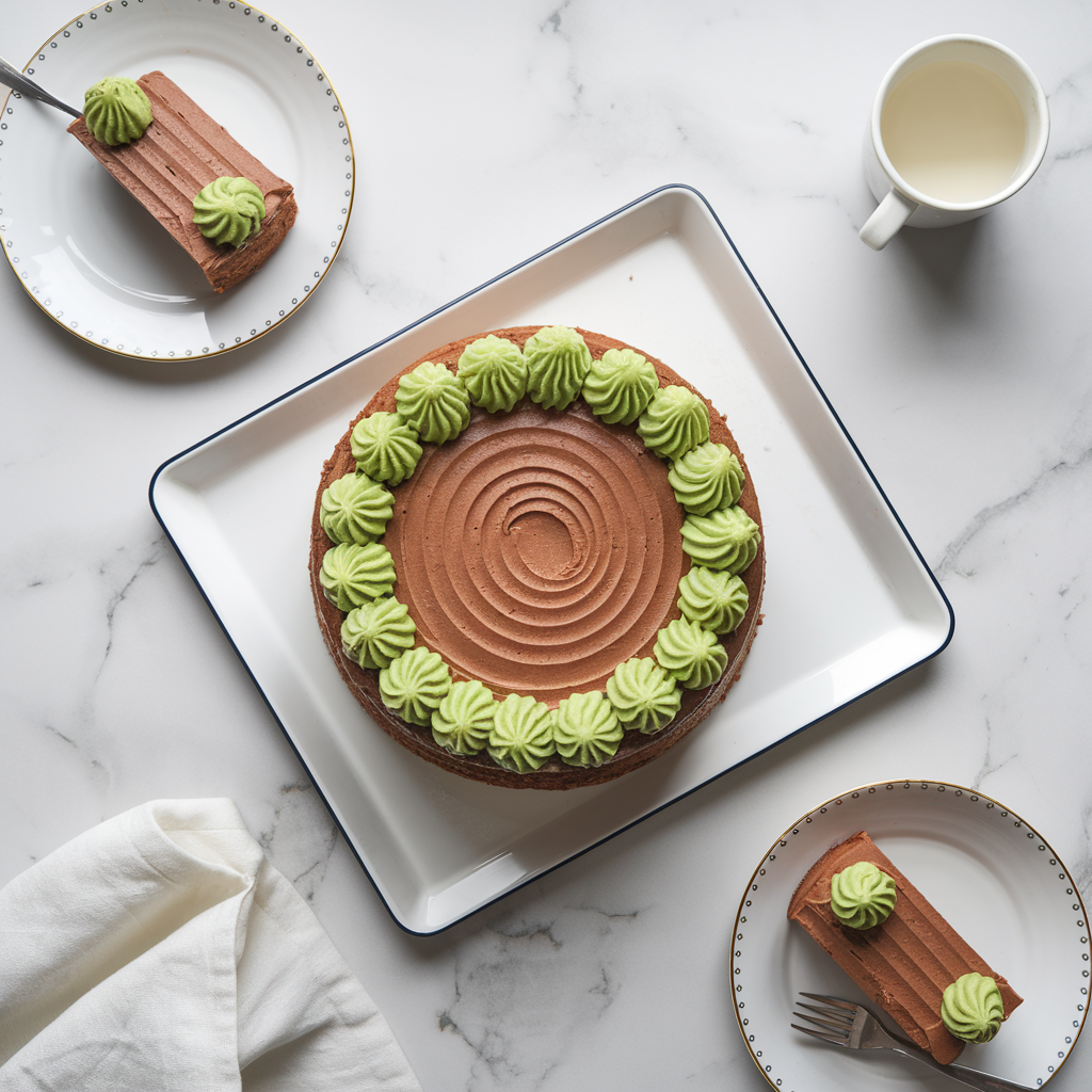 Sweet Potato & Black Bean Chocolate Cake with Avocado Frosting