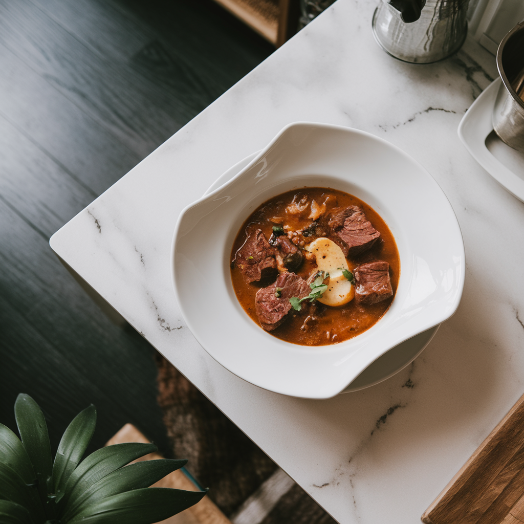 Ultimate Beef & Bacon Cheddar Stout Stew