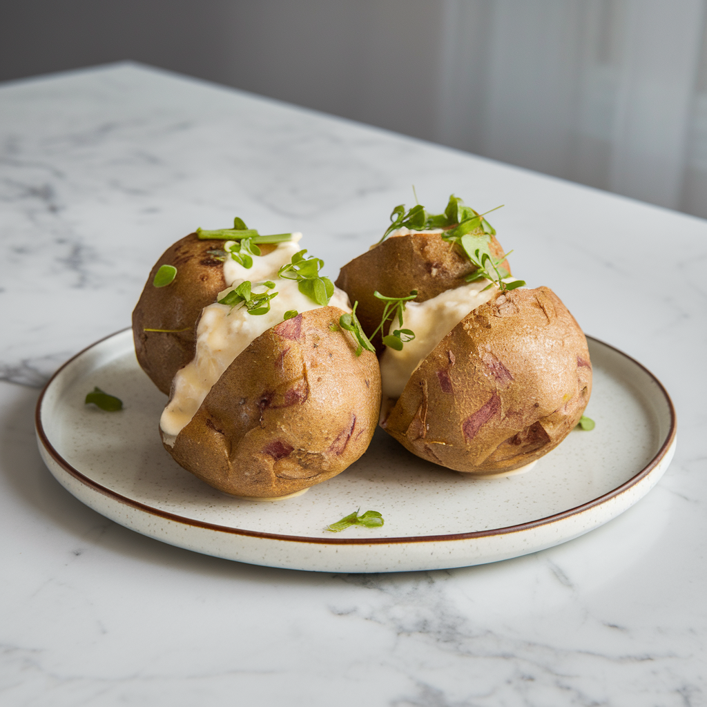Ultimate Creamy Brisket & Cheddar Stuffed Potato Bombs