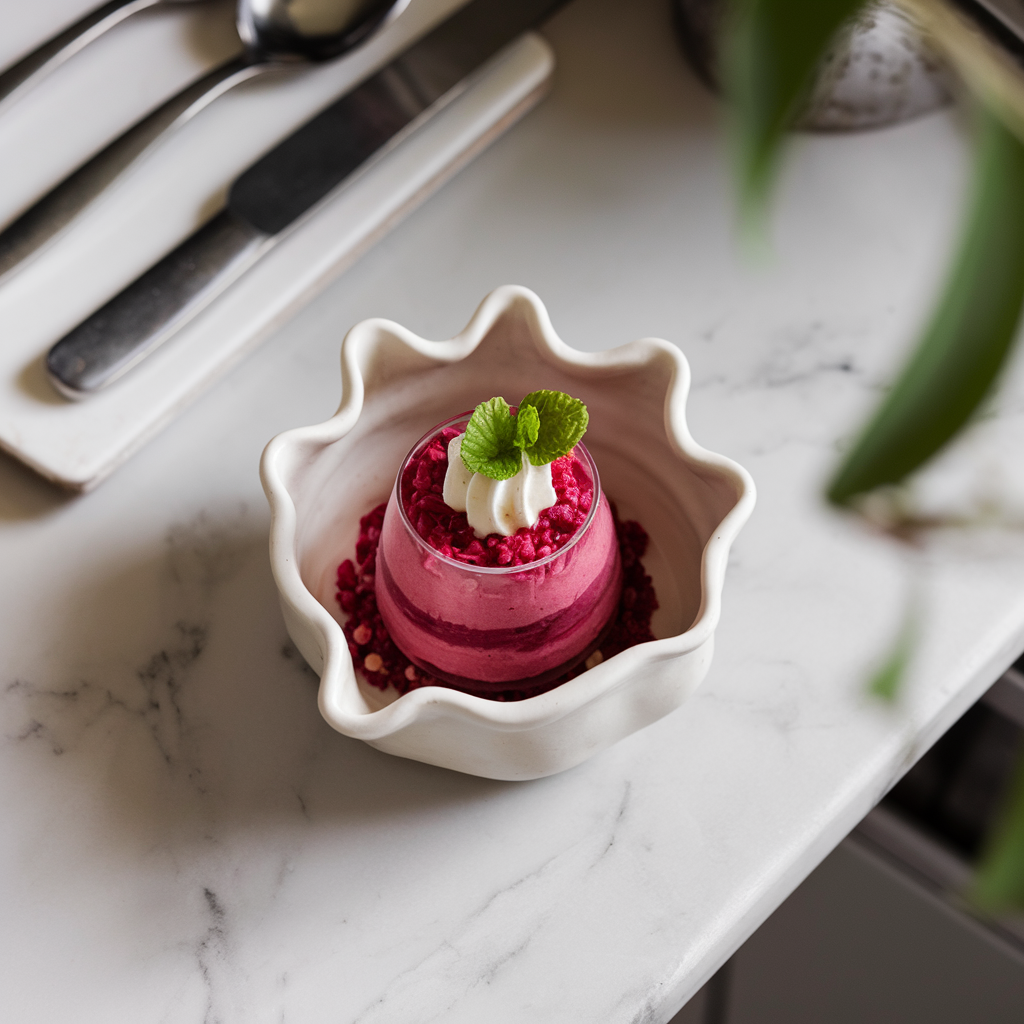 Vibrant Beetroot & Avocado Chocolate Mousse Parfait