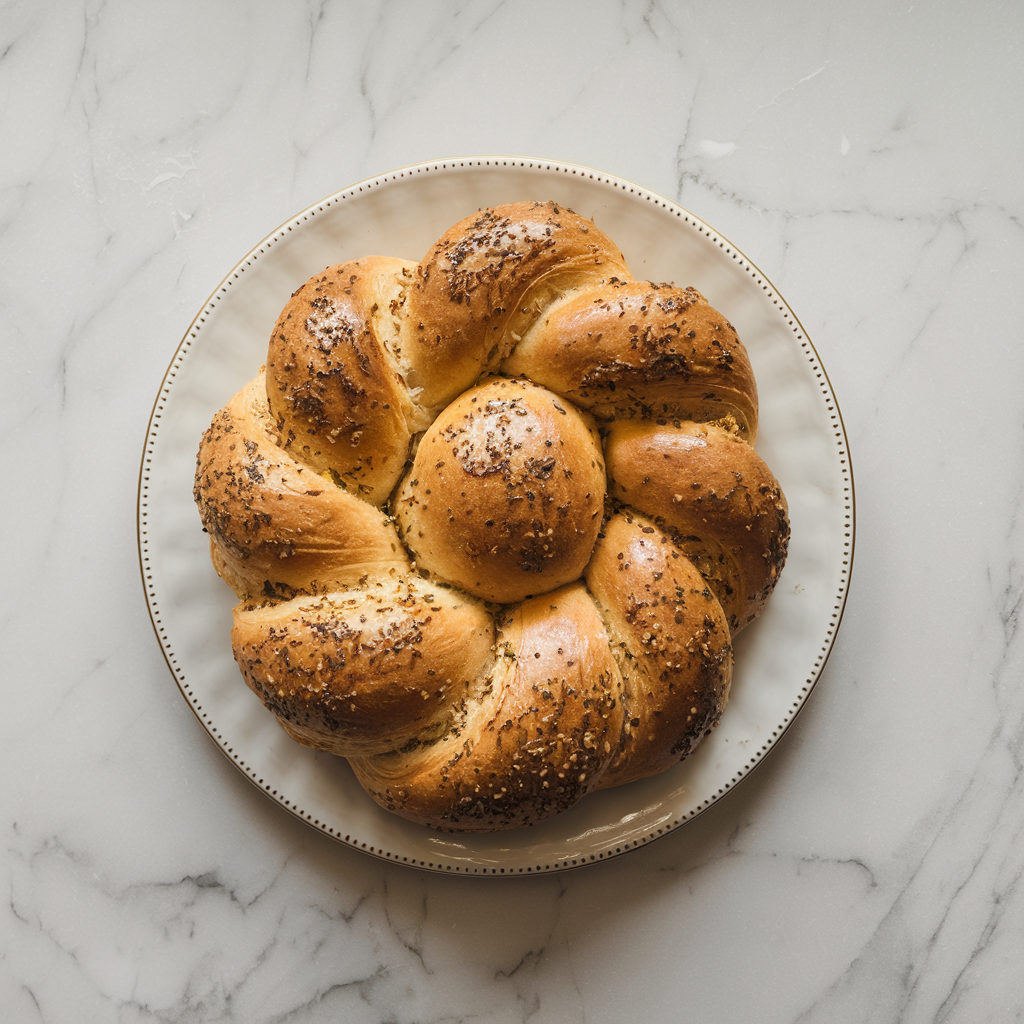 Wild Herb and Nut-Spiced Whole Wheat Braid