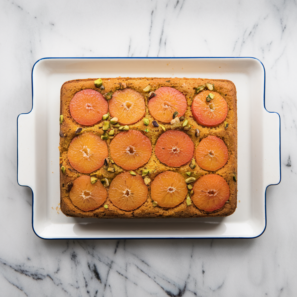 Zesty Kumquat and Pistachio Polenta Cake: A Gluten-Free Delight